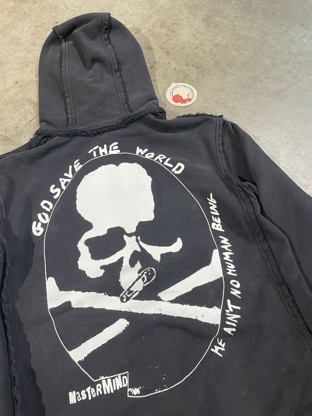 MASTERMIND Japan God Save the World Hoodie M 22x29